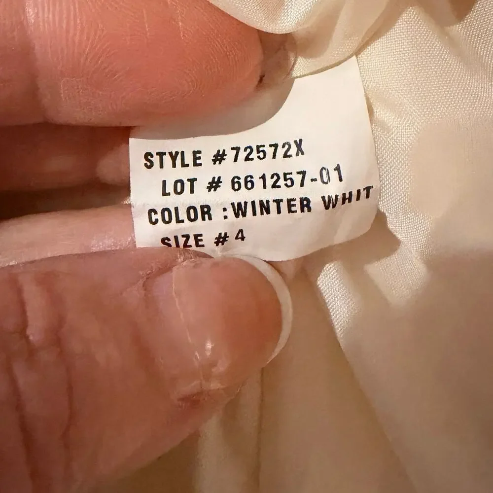 Victoria's Secret Winter White Double-Breasted Wool Peacoat